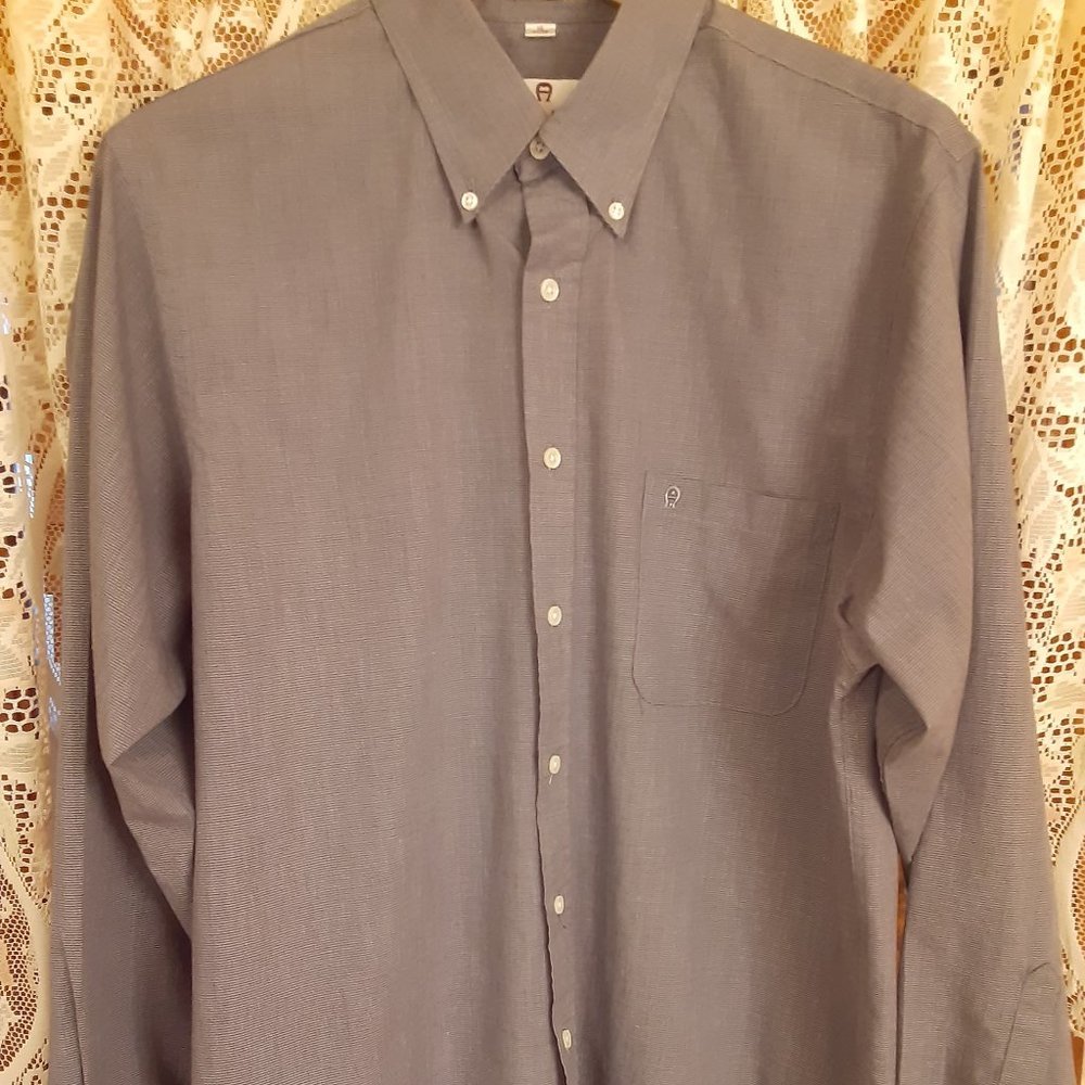 Mens Etienne Aigner Dress Shirt Size L (16 34/35)